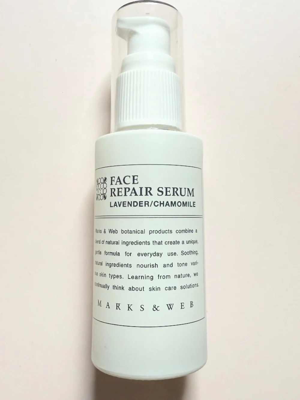 MARKS & WEB FACE REPAIR SERUM Lavender/Chamomile, Japanese Skincare